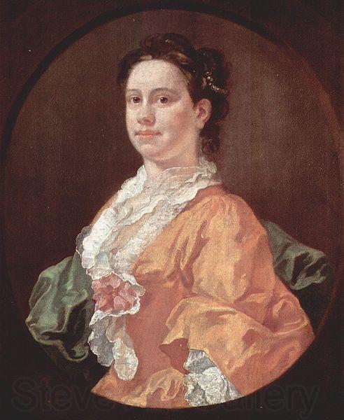 William Hogarth Portrait of Madam Salter Spain oil painting art
